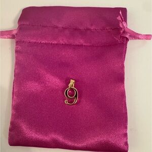 Allie and Bess Number 9 Charm